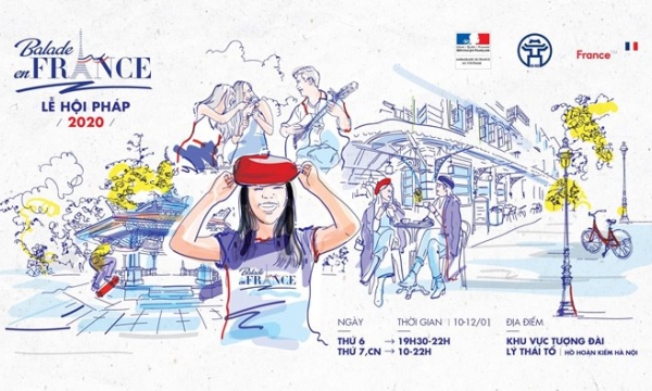 'Balade en France': Lễ hội ẩm thực Pháp lớn nhất Việt Nam tại Hà Nội